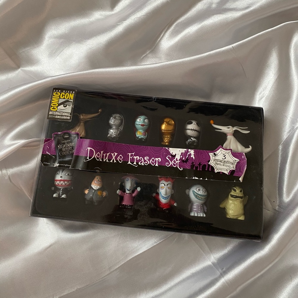 Comic Con Nightmare Before Christmas Erasers - image 1